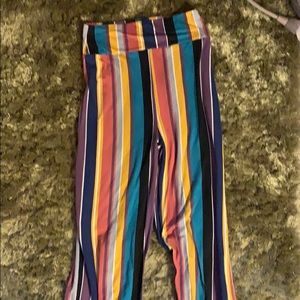 Matching striped set